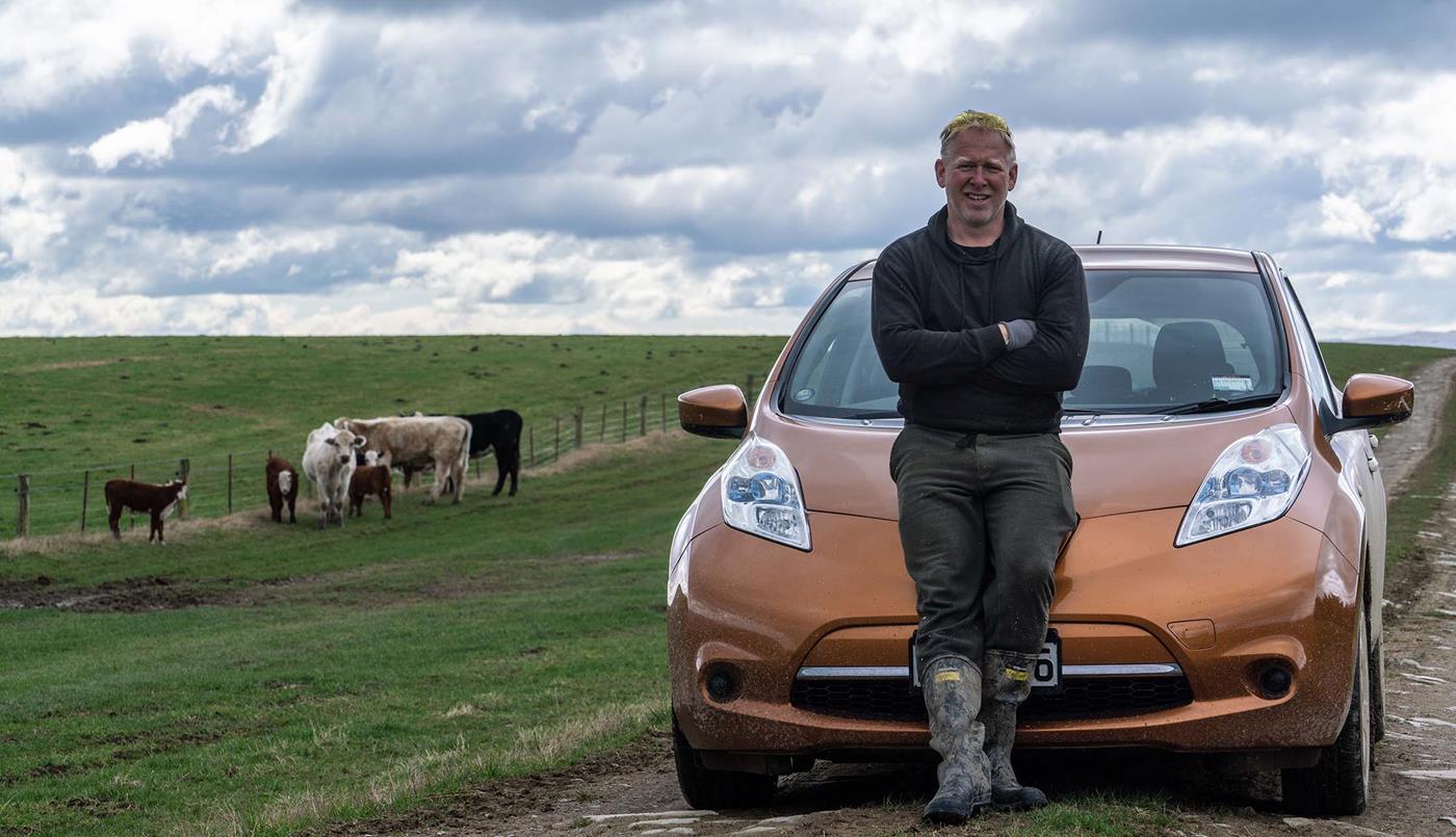 Paul Winterbottom with his EV
