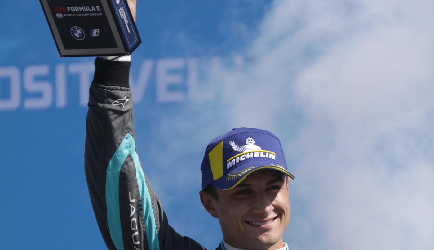 Mitch Evans, finishing 4th in the 2021 Formula E championship