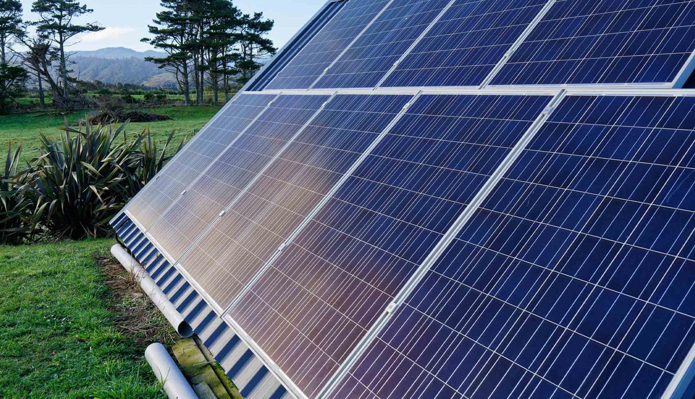 solar panels in New Zealand