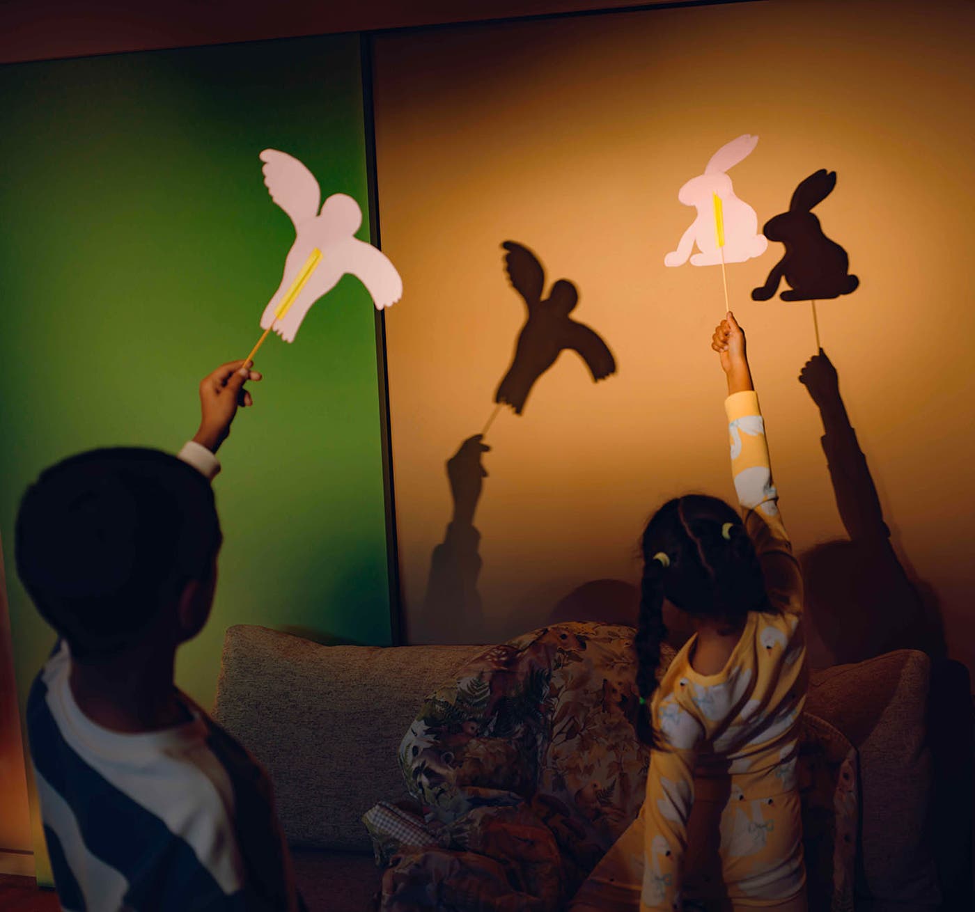 shadow puppets