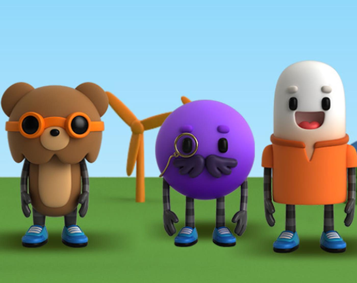 Characters from Crunch Time 2.0 game